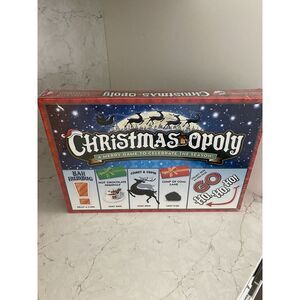 Christmas Opoly Board Game Christmas Theme Monopoly New Sealed